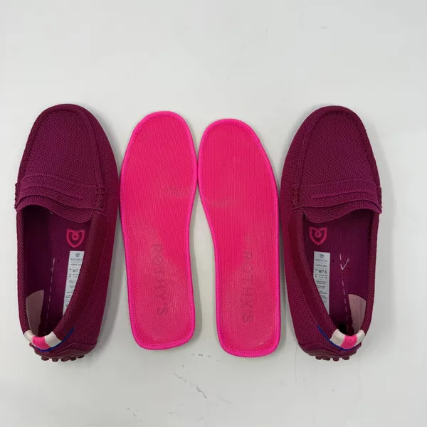 Rothy's The Driver Penny Loafer Sangria Purple Pink Sustainable Women Size 7.5 - Image 7
