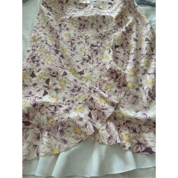 NWT Anthropologie Skye Ruffled Floral Skirt Size 14 - Image 10