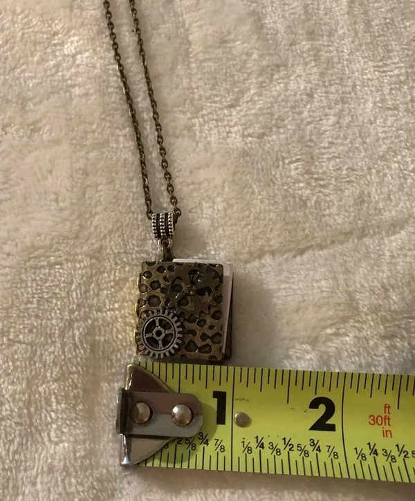 Unique gear medal book necklace, one of the kind - Image 8