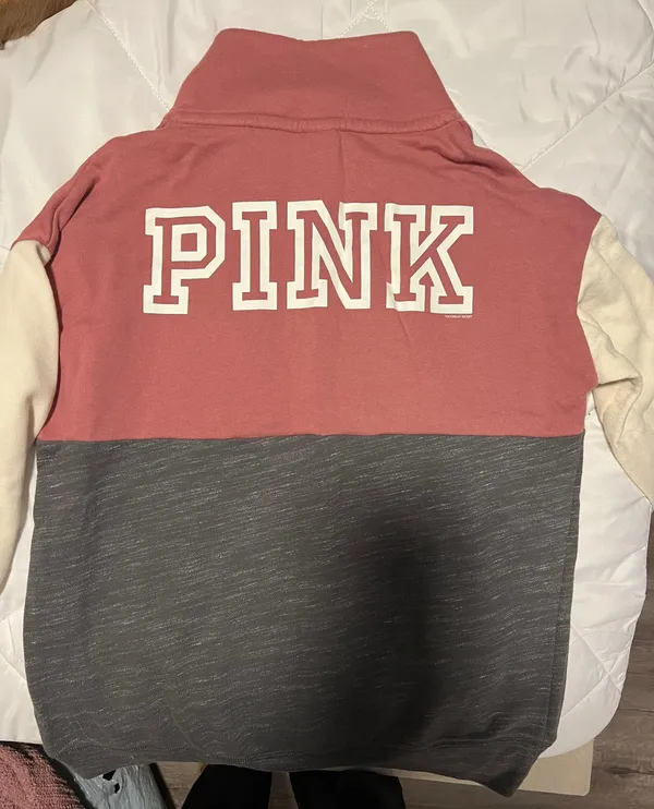 PINK Victoria’s Secret VS Pink Quarter Zip - Image 2