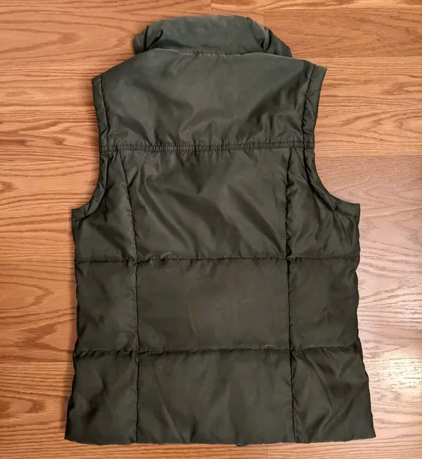 Abercrombie & Fitch Down Puffer Vest Women Sz S Chunky Gorp Trap Preppy Cabin - Image 2