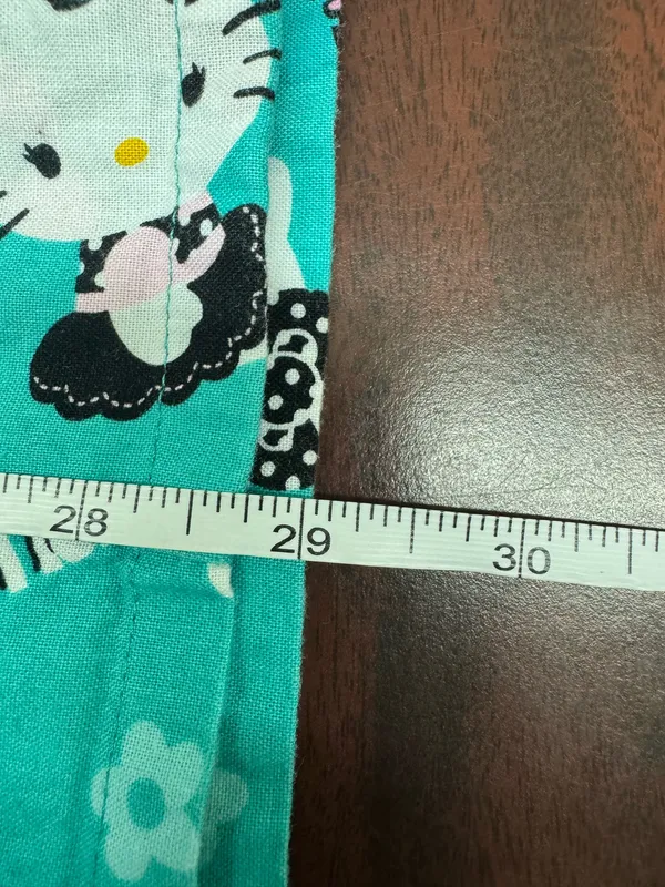 Hello Kitty Short Sleeve V-Neck Scrub Top Size X-Large - Image 7