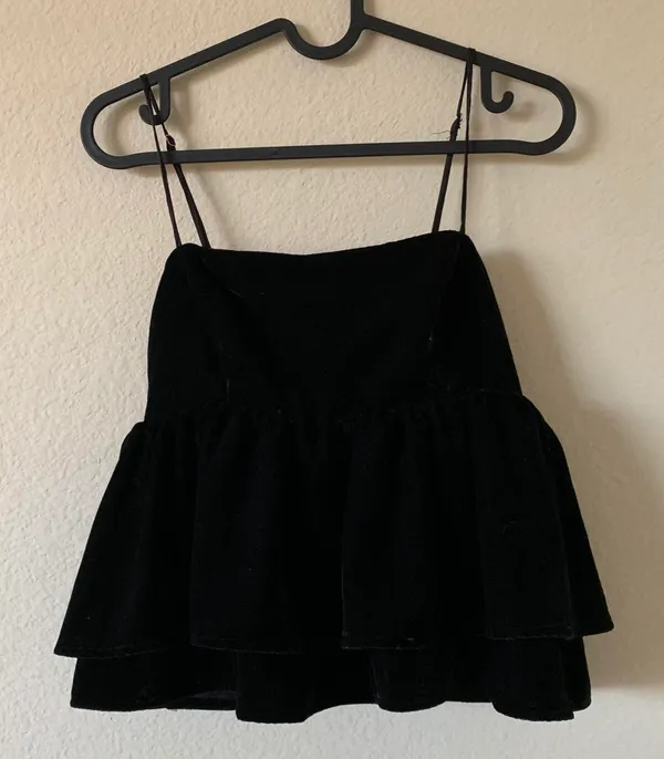 Urban Outfitters Velvet Top - Image 3