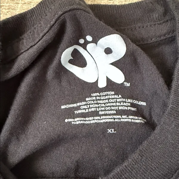 Olivia Rodrigo GUTS World Tour "Spill Ur Guts Live" T-shirt Size XL - Image 2