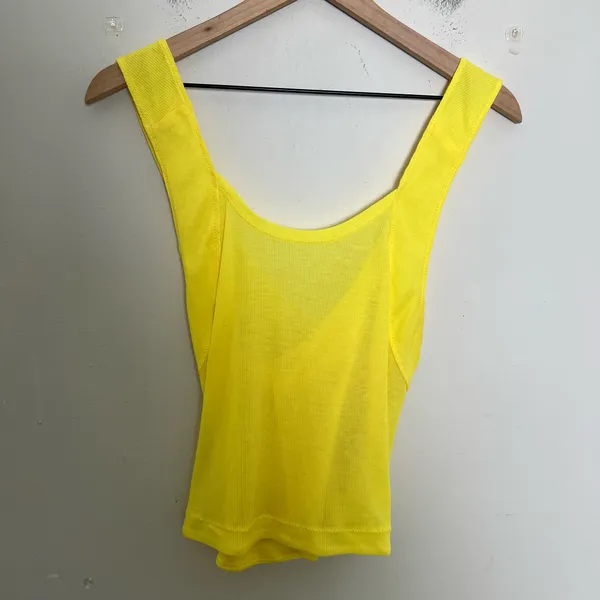 FREE PEOPLE- Movement Keep Away Tank Yellow Size L - Image 3