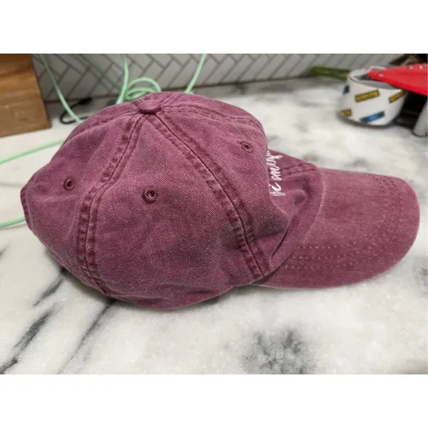 Chi Omega Ball Cap Hat Adjustable Baseball Adams Pink - Image 3