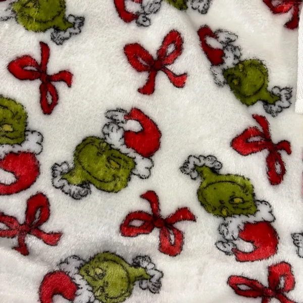 The Grinch Pajama Shorts with bows Green Size L - Image 5