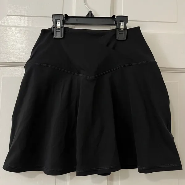 OFFLINE by‎ Aerie Crossover Skort Sz S Black Tennis Golf Pickleball Running - Image 3