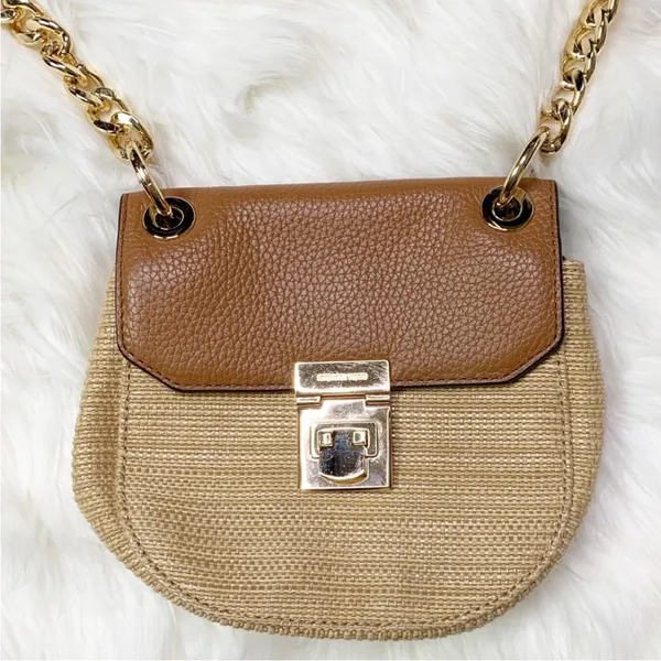 Michael Kors Tan Brown Cecelia Small Leather Crossbody - Image 2