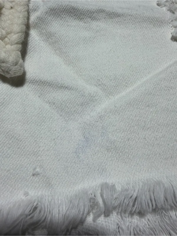Aerie White Distressed belted denim Shorts XS - Image 2