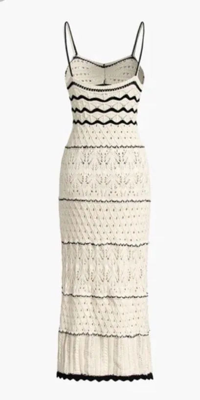 Commense Knit Dress White - Image 2