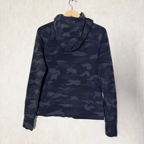 Lululemon Scuba Hoodie Light Cotton Fleece Heritage 365 Camo Deep Coal Multi 8 - Image 6