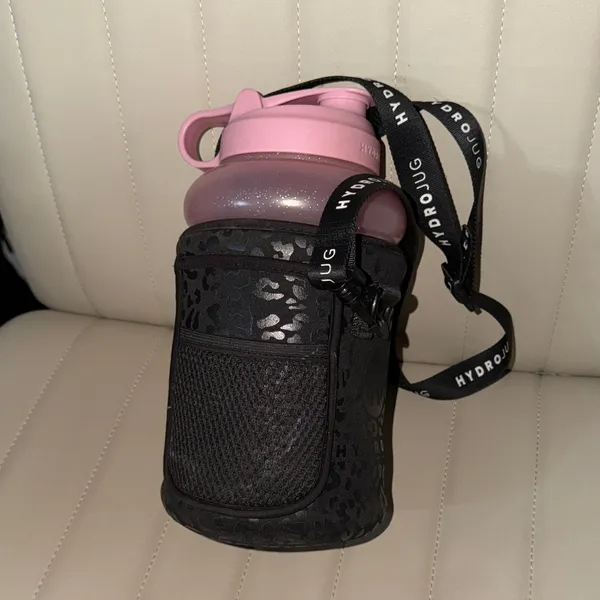 Hydrojug OG black cheetah Sleeve LIMITED EDITION Rare with Sparkle Jug - Image 3
