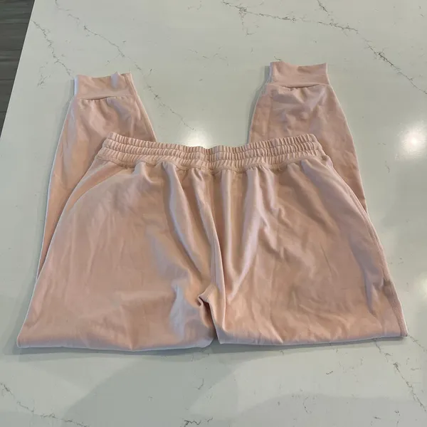Beyond Yoga Heather Rib Street Jogger Pink Salmon‎ Size Large - Image 6