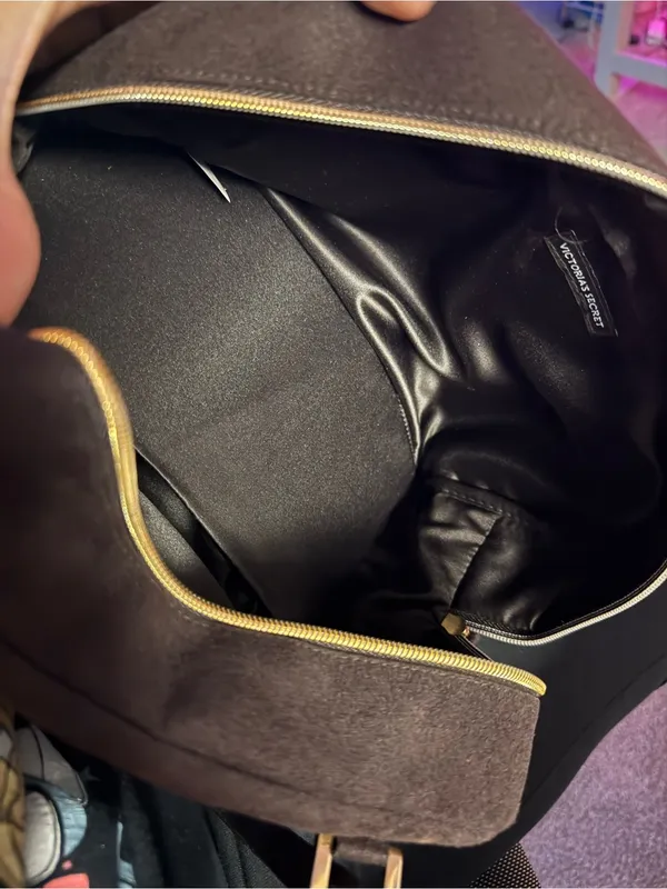 Victoria’s Secret Angel Y2K Chocolate Brown Top Handle Bowler Handbag - Image 9