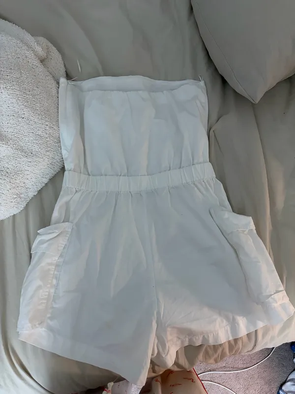 ZARA white romper - Image 3