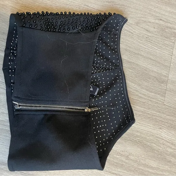 Windsor Black Embellished Top - Image 3