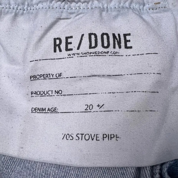 RE/DONE 70s Stove Pipe straight leg jeans - Image 10
