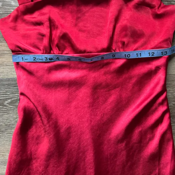 Princess Polly Radioactive satin square neck maxi dress in red 4 - Image 6