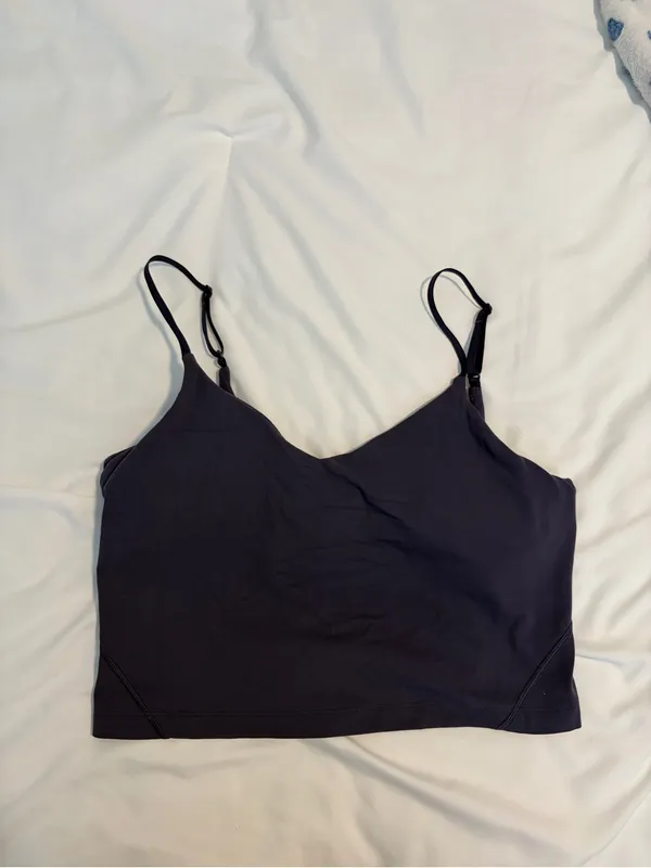 lululemon athletica Purple Align Workout Set with Align Tank and Shorts Size 10 - Image 3