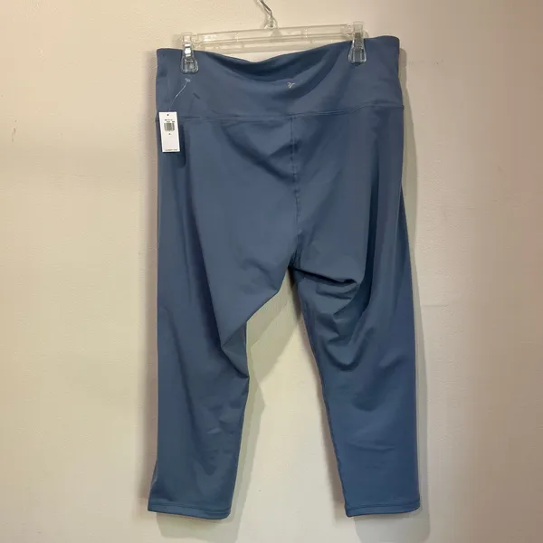 Old Navy Go Dry‎ High Rise Capri Leggings Size XL Blue Activewear Yoga - Image 2