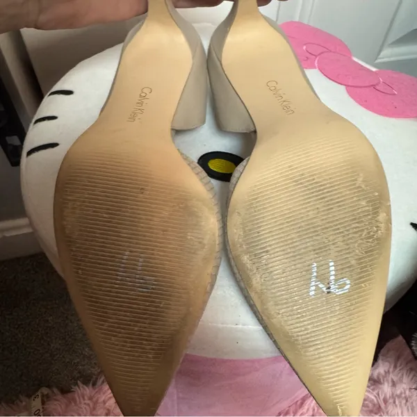 Calvin Klein Women's Beige Heels - Image 5