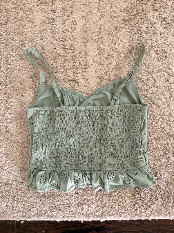 Hollister Women’s Eyelet Peplum Blouse  - Image 4