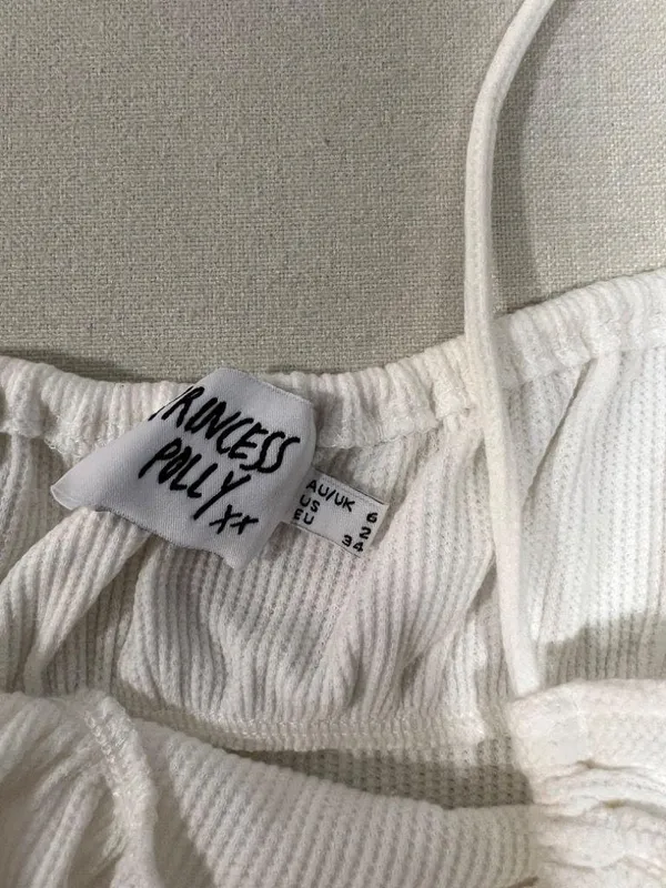 Princess Polly Bodysuit White - Image 3