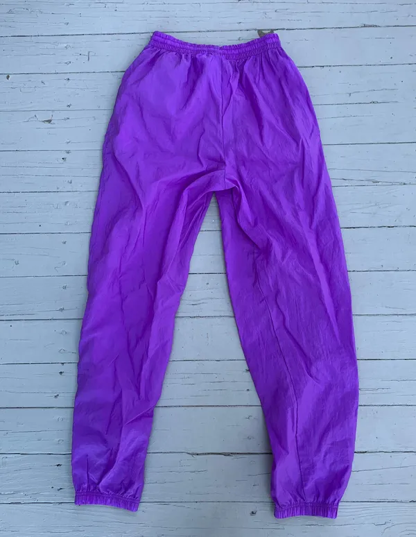 Reebok Vintage Purple Sweatpants Swish Pants Joggers Track Pants - Image 6