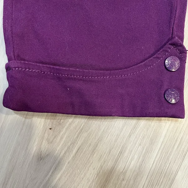 Purple‎ Capri Pants Purple Size undefined - Image 4