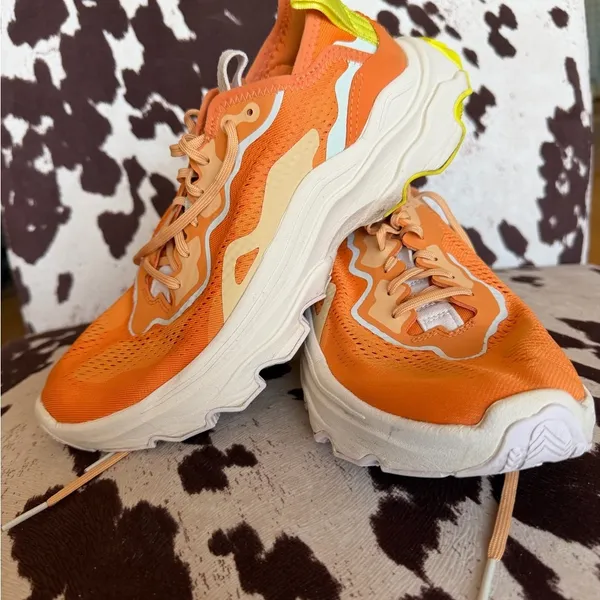 Sorel Kinetic Breakthrough Day Lace Sneakers Orange Athletic Shoes 9.5 - Image 2
