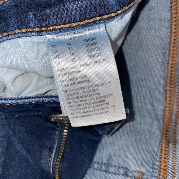 American Eagle Next Level Strench Women's Jeans Size 14 - Image 4