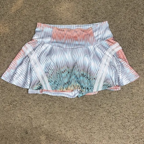 Free People Movement‎ Pleats And Thank You Printed Skort Sunspace Large - Image 6