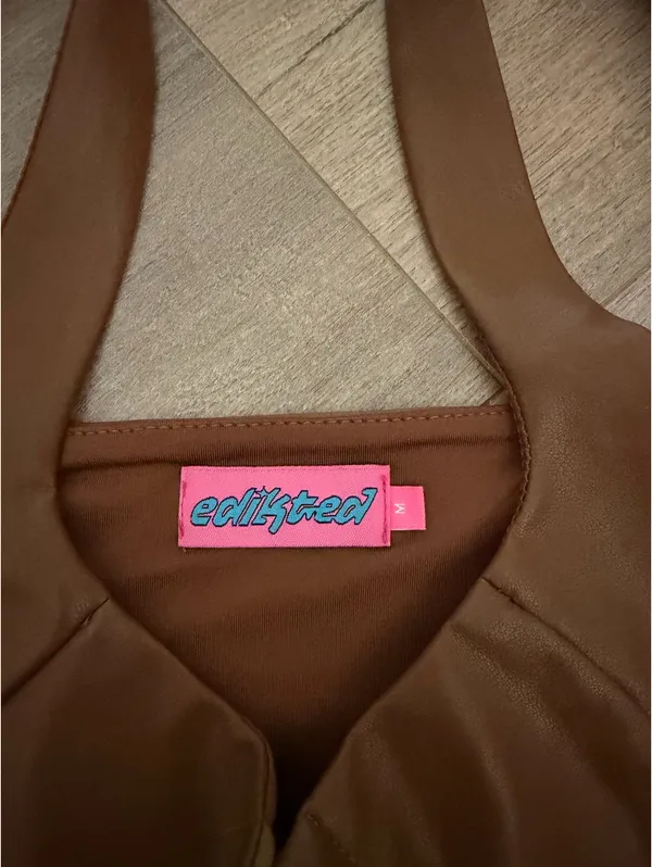 Edikted Top Corset Brown - Image 2