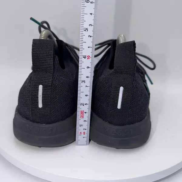 Vessi Cityscape Classic Black Waterproof Knit Sneakers Womens 8 - Image 5