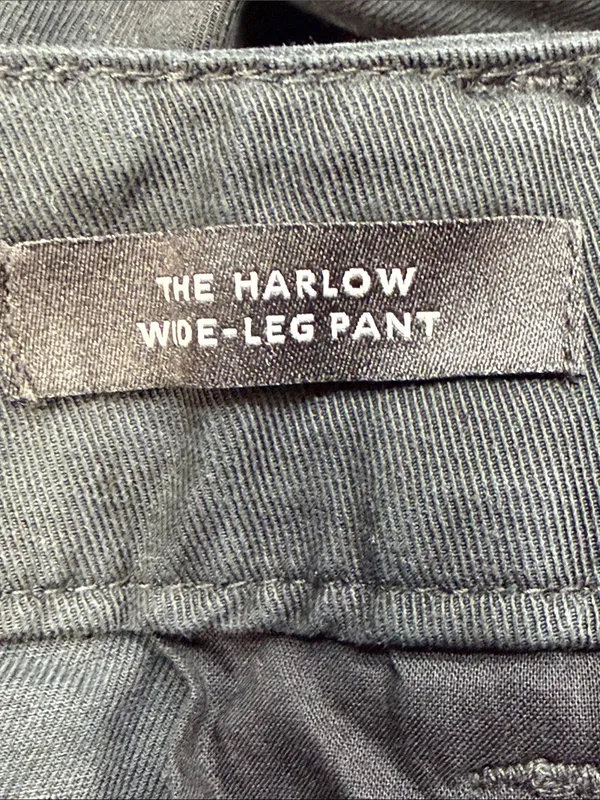 Madewell Black The Harlow Linen Blend Wide Leg Pants Size 14 - Image 12