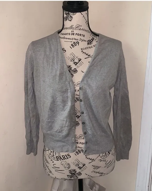 J.Crew Gray Cardigan - Image 2