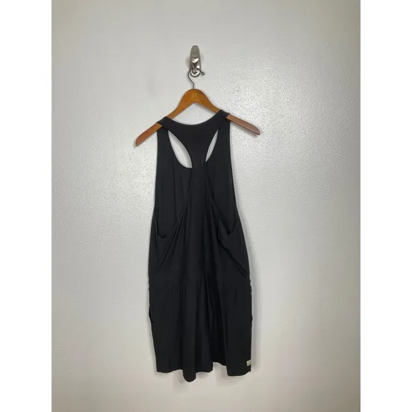 Vuori Womens Black Racerback Performance Dress Drawstring Waist XL VW341 - Image 2