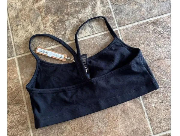 Skims Outdoor Scoop Bralette Onyx Size Medium - Image 7