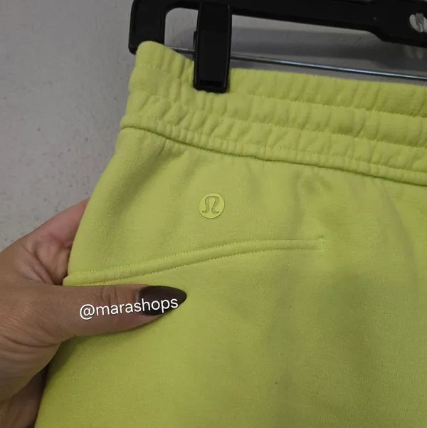 Lululemon Loungeful High Rise Short 4" Electric Lemon - Image 6