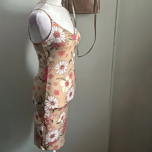 Ambiance Women’s Summer Spring Floral Sleeveless Stretch Slip Sundress - Image 5