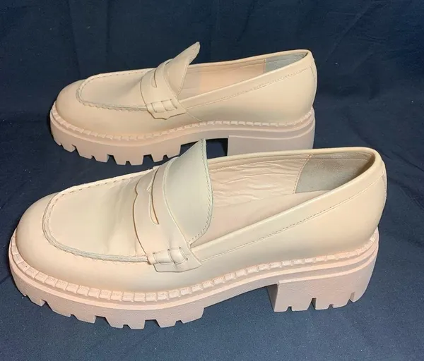 Free People Lyra Lug Sole Penny Loafer Shoes Women Size 8.5 Platform Chunky - Image 3