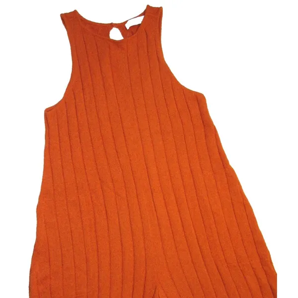 NWT Free People FP Beach Easy Living Sweater One-Piece in Terracotta Jumpsuit S - Image 7