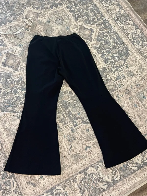 SHEIN Black Boot-Cut Flare Pants - Image 7