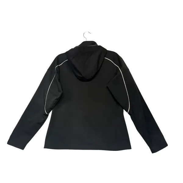 Nike Womens Softshell Hooded Jacket Black Full Zip Fleece Lined Sz M Embroidered - Image 6