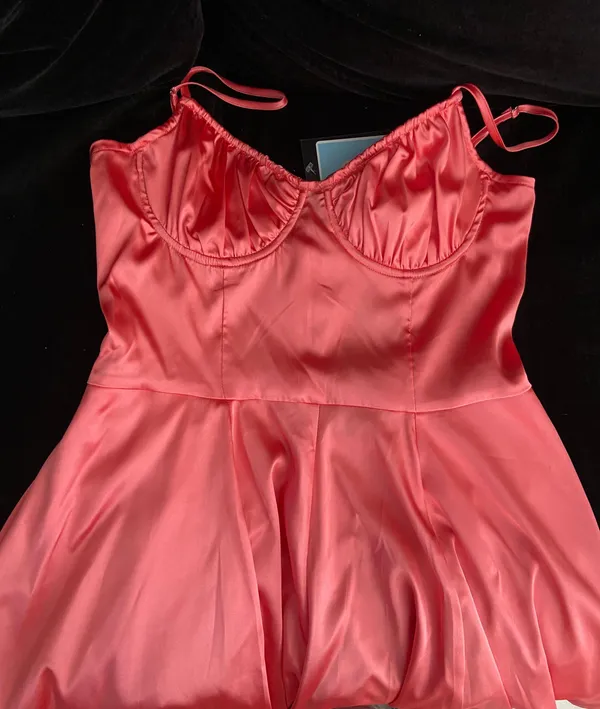Dolls Kill current mood satin romper - Image 2