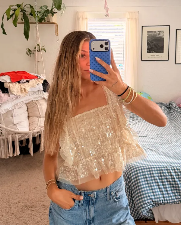 Anthropologie Sequin Top - Image 2