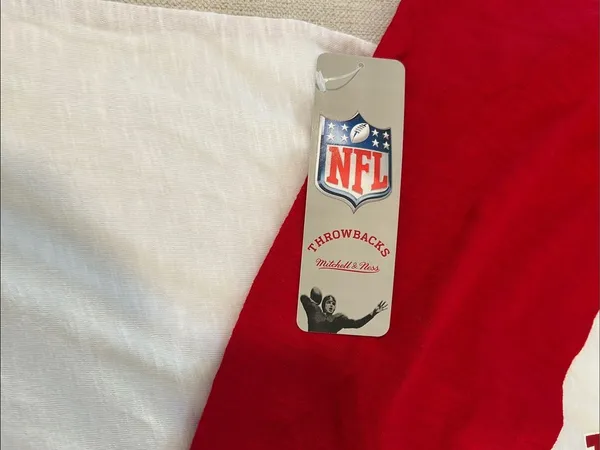 Mitchell & Ness Scarlet San Francisco 49ers Slub Long Sleeve T-Shirt, 2X, NWT - Image 10