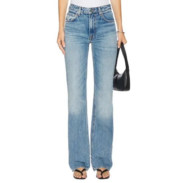 GRLFRND Melanie High Rise Boot Cut in Beverly Blvd 23 New Womens Denim pants - Image 6