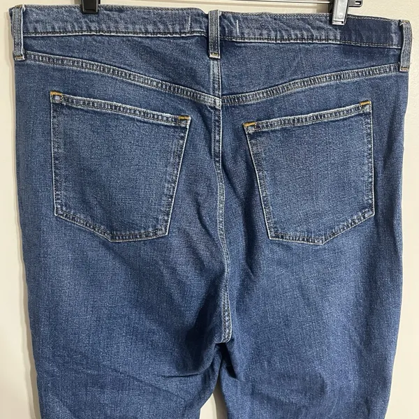 Abercrombie Fitch Curve Love Ankle Straight High Rise Jeans Women's Size 18/34 R - Image 11